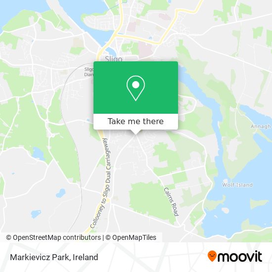 Markievicz Park map