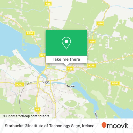 Starbucks @Institute of Technology Sligo map