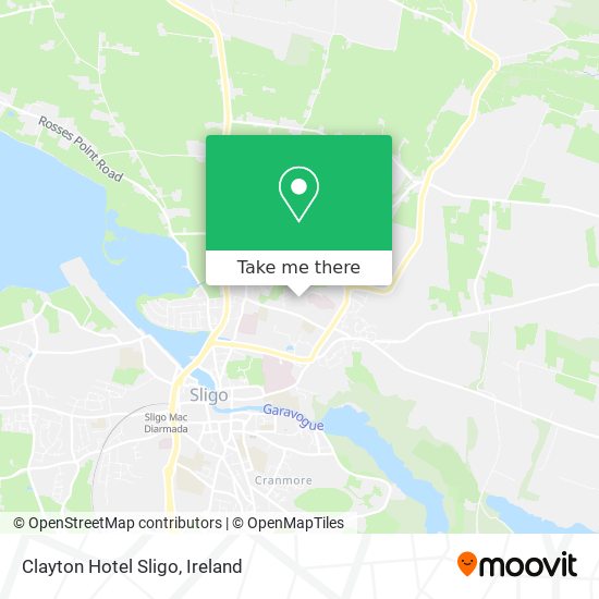 Clayton Hotel Sligo map
