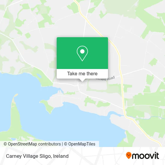 Carney Village Sligo map