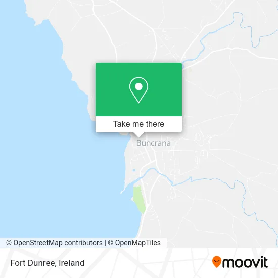 Fort Dunree map