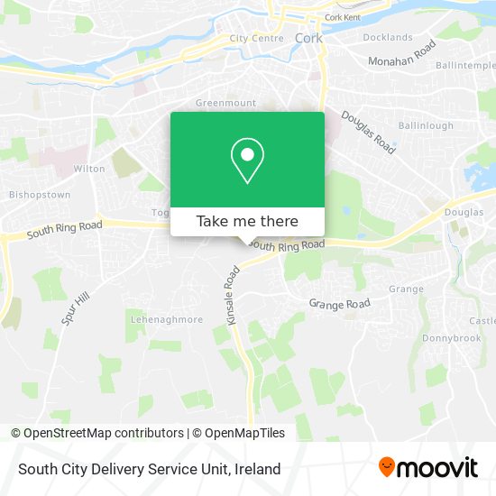 South City Delivery Service Unit map