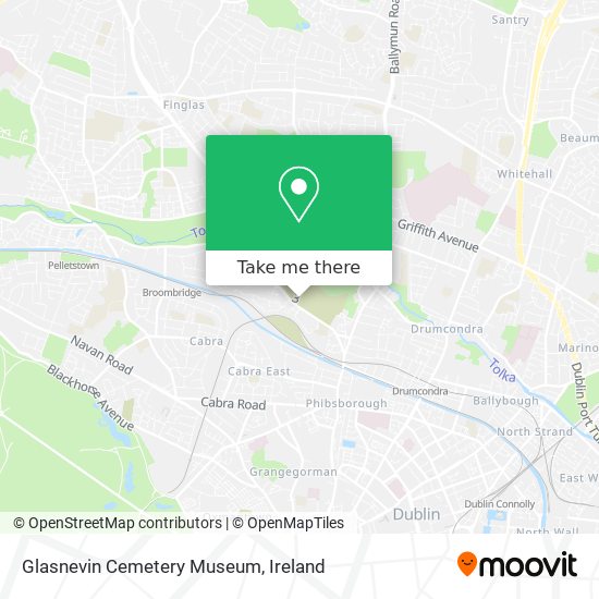 Glasnevin Cemetery Museum map