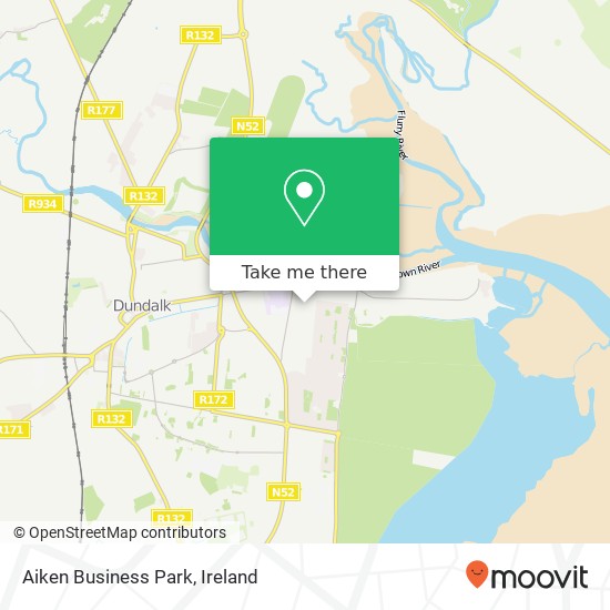 Aiken Business Park map