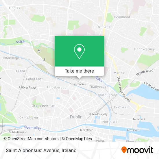 Saint Alphonsus' Avenue map