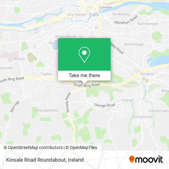 Kinsale Road Roundabout map