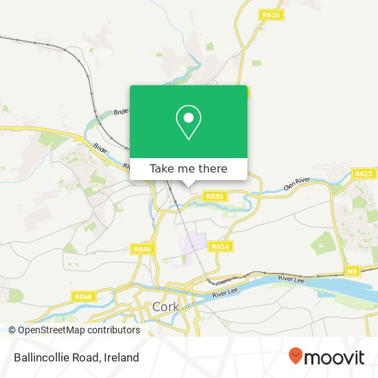 Ballincollie Road map