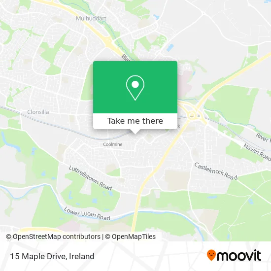 15 Maple Drive map
