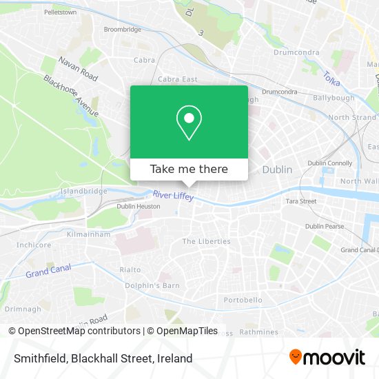Smithfield, Blackhall Street map
