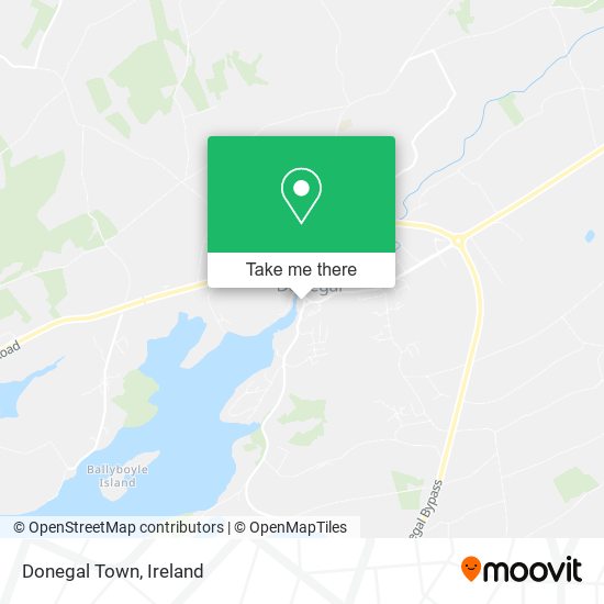Donegal Town map