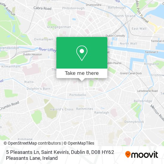 5 Pleasants Ln, Saint Kevin's, Dublin 8, D08 HY62 Pleasants Lane map
