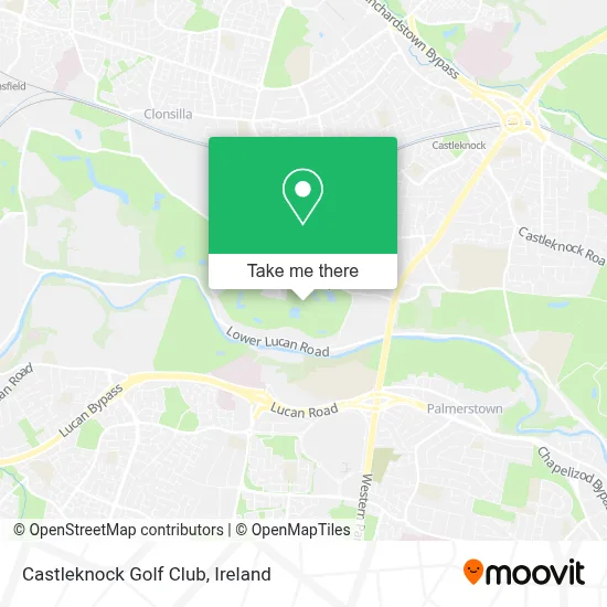 Castleknock Golf Club map