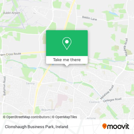 Clonshaugh Business Park map