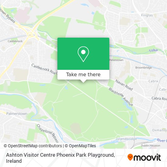 Ashton Visitor Centre Phoenix Park Playground map