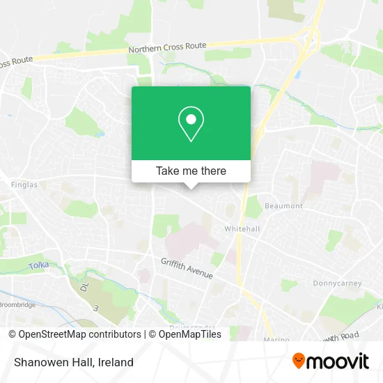 Shanowen Hall map