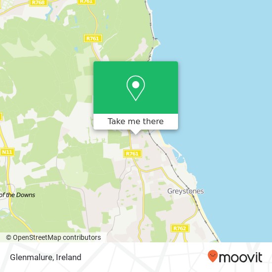 Glenmalure map