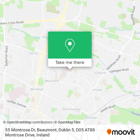 55 Montrose Dr, Beaumont, Dublin 5, D05 AT88 Montrose Drive plan