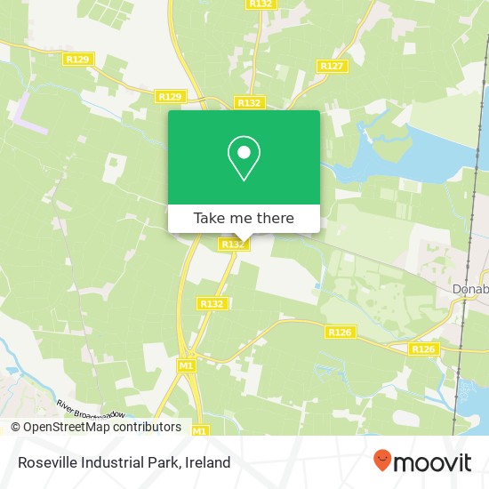 Roseville Industrial Park map