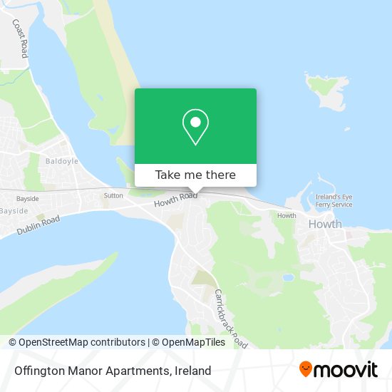 Offington Manor Apartments map