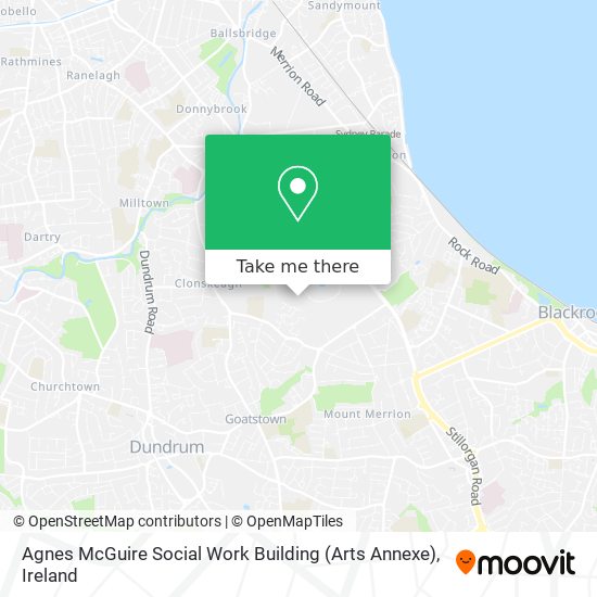 Agnes McGuire Social Work Building (Arts Annexe) map