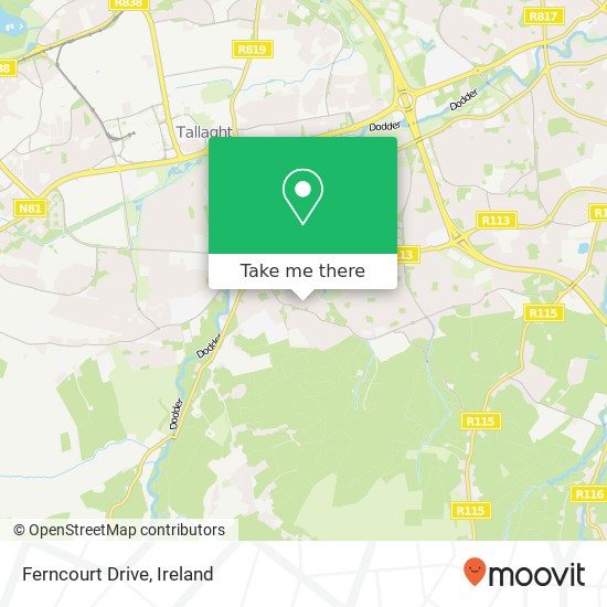 Ferncourt Drive map