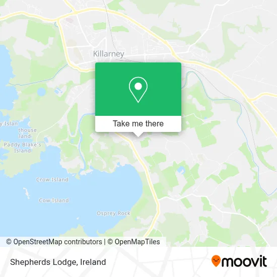 Shepherds Lodge map