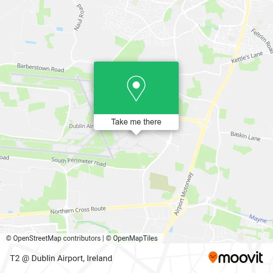 T2 @ Dublin Airport map