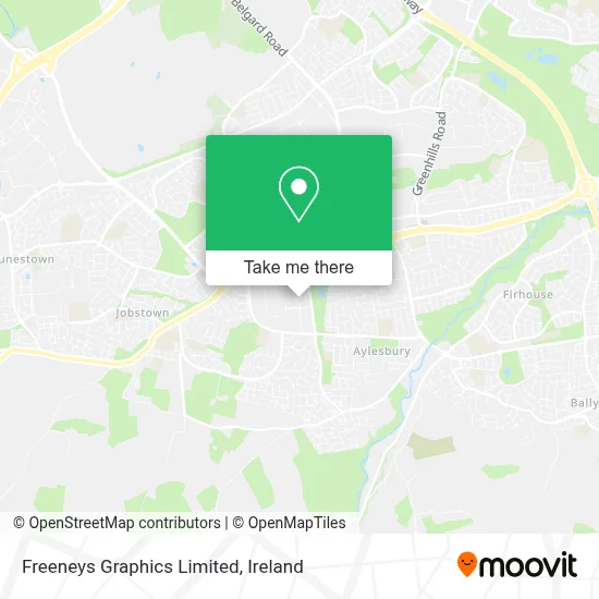 Freeneys Graphics Limited map