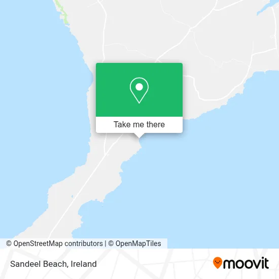 Sandeel Beach map