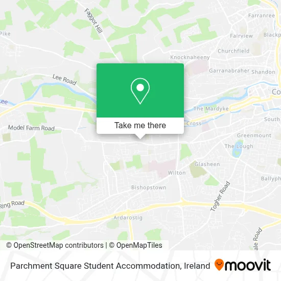 Parchment Square Student Accommodation map