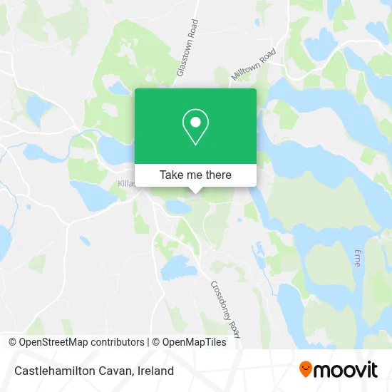Castlehamilton Cavan map