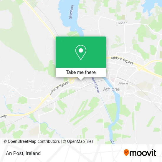 An Post map