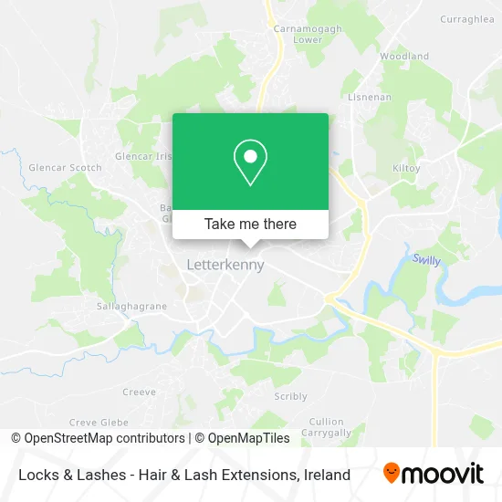 Locks & Lashes - Hair & Lash Extensions map