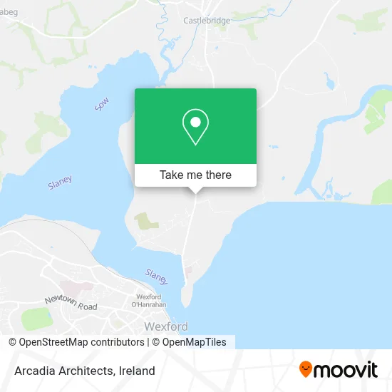 Arcadia Architects map