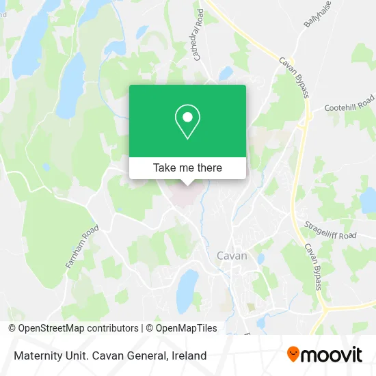Maternity Unit. Cavan General map
