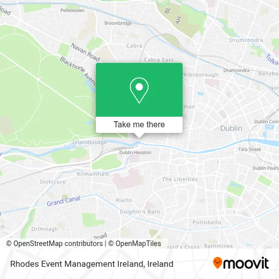 Rhodes Event Management Ireland map