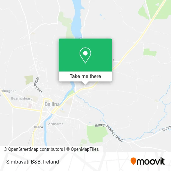Simbavati B&B map