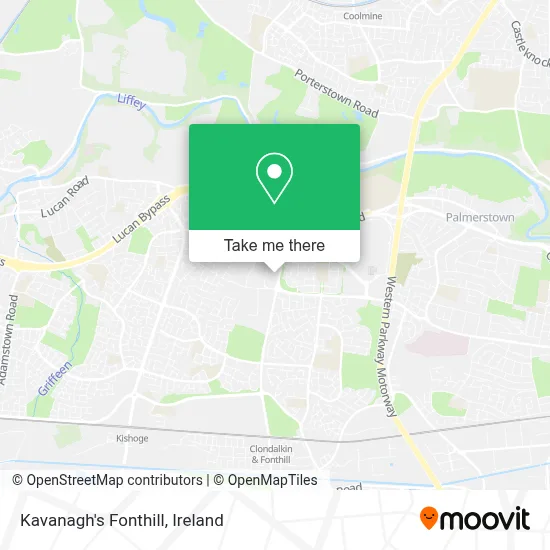 Kavanagh's Fonthill map