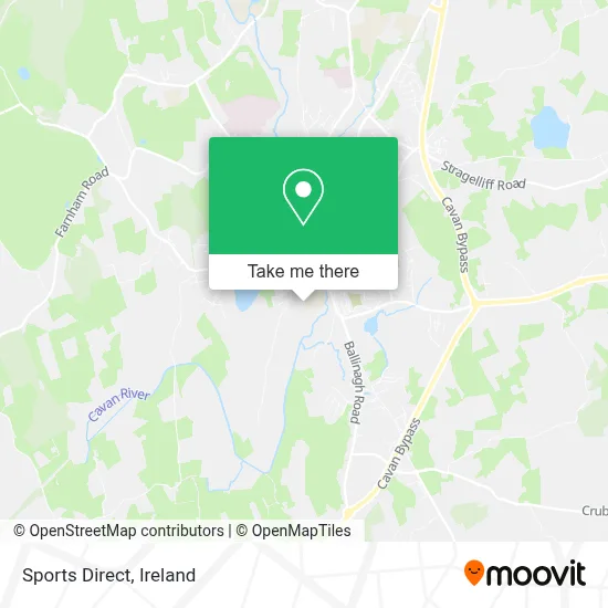 Sports Direct map