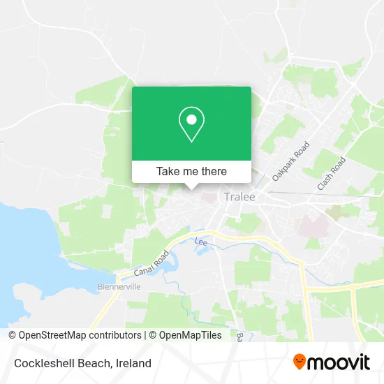 Cockleshell Beach map