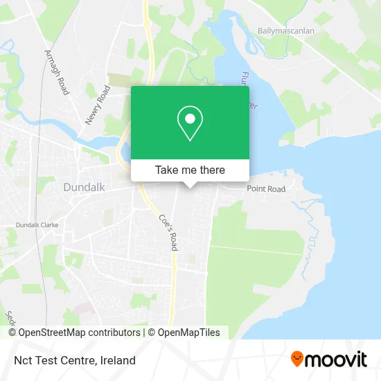 Nct Test Centre map