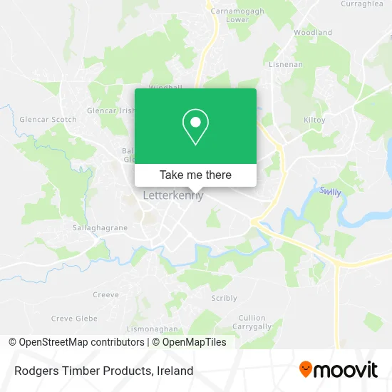 Rodgers Timber Products map