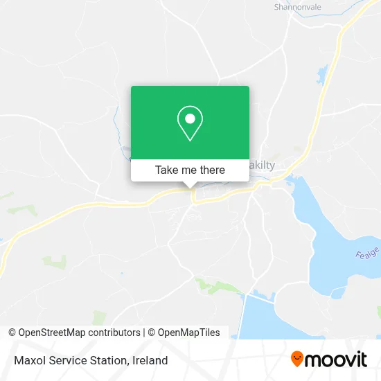 Maxol Service Station map