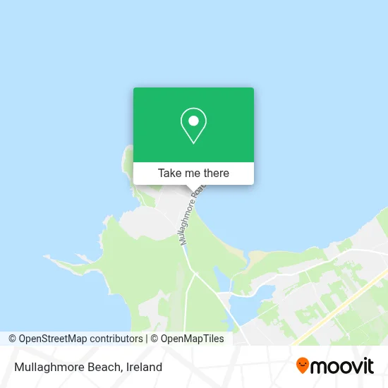 Mullaghmore Beach map