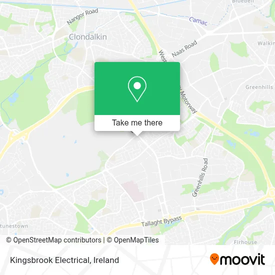 Kingsbrook Electrical map