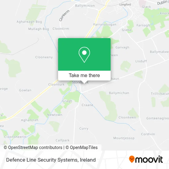 Defence Line Security Systems map