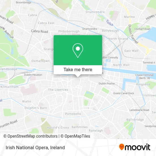 Irish National Opera map