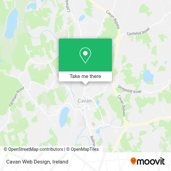 Cavan Web Design map