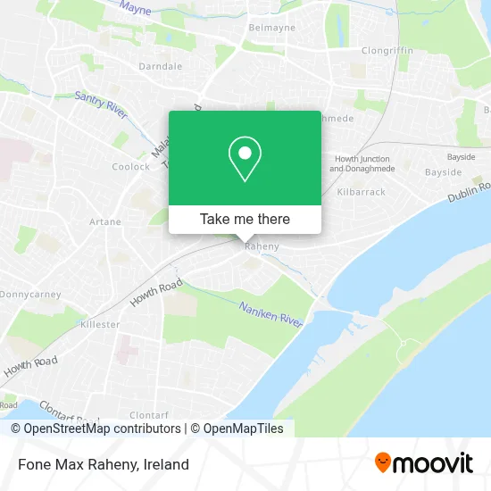 Fone Max Raheny map