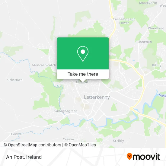 An Post map